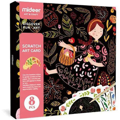 Set Scratch art Happy Time Mideer MD4051