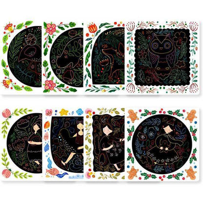 Set Scratch art Happy Time Mideer MD4051