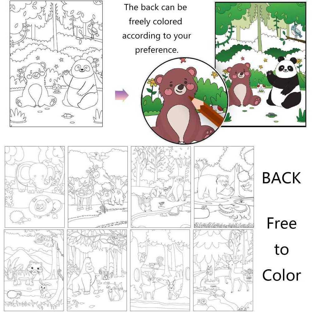 Set 9 planse razuibile Scratch ArtCards Bambinice BN047