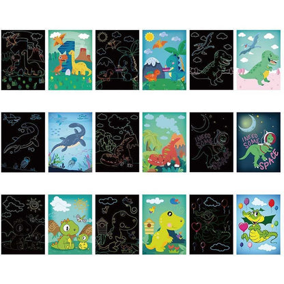 Set 9 planse razuibile Scratch ArtCards Bambinice BN047