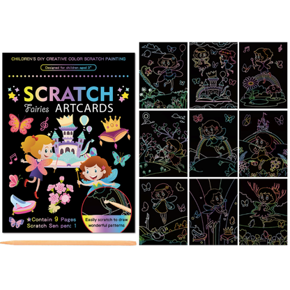 Set 9 planse razuibile Scratch ArtCards Bambinice BN047