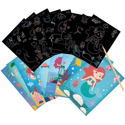 Set 9 planse razuibile Scratch ArtCards Bambinice BN047