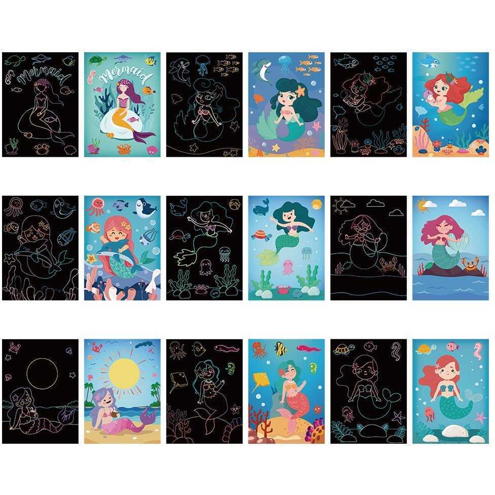 Set 9 planse razuibile Scratch ArtCards Bambinice BN047
