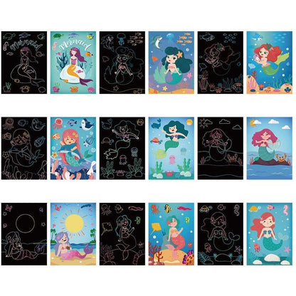 Set 9 planse razuibile Scratch ArtCards Bambinice BN047