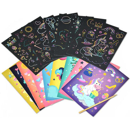 Set 9 planse razuibile Scratch ArtCards Bambinice BN047