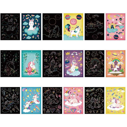 Set 9 planse razuibile Scratch ArtCards Bambinice BN047