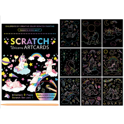 Set 9 planse razuibile Scratch ArtCards Bambinice BN047