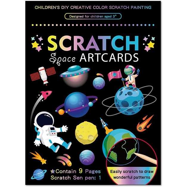 Set 9 planse razuibile Scratch ArtCards Bambinice BN047