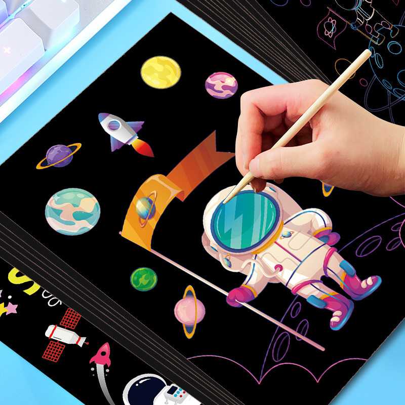 Set 9 planse razuibile Scratch ArtCards Bambinice BN047