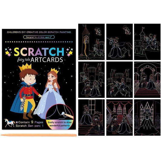 Set 9 planse razuibile Scratch ArtCards Bambinice BN047