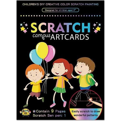 Set 9 planse razuibile Scratch ArtCards Bambinice BN047