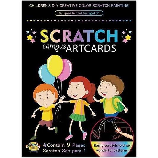 Set 9 planse razuibile Scratch ArtCards Bambinice BN047