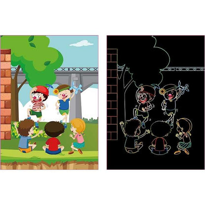 Set 9 planse razuibile Scratch ArtCards Bambinice BN047