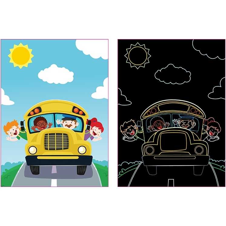 Set 9 planse razuibile Scratch ArtCards Bambinice BN047