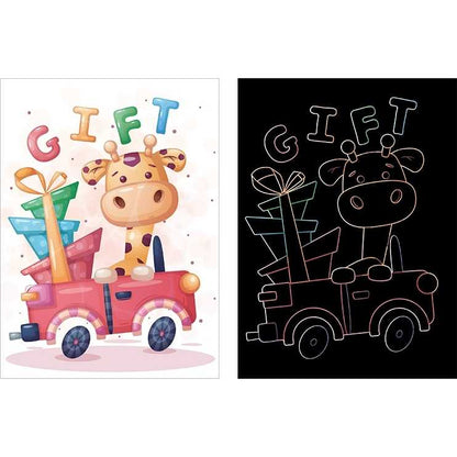 Set 9 planse razuibile Scratch ArtCards Bambinice BN047