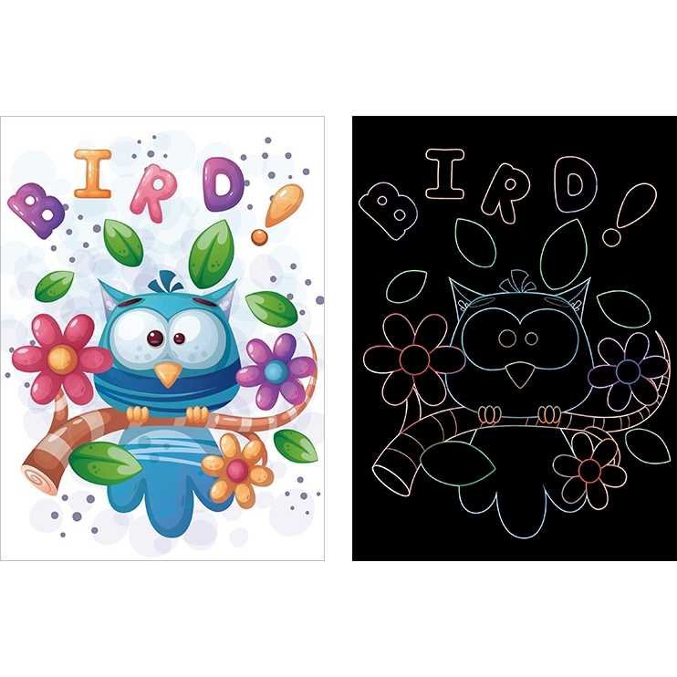 Set 9 planse razuibile Scratch ArtCards Bambinice BN047