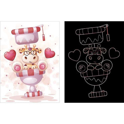 Set 9 planse razuibile Scratch ArtCards Bambinice BN047