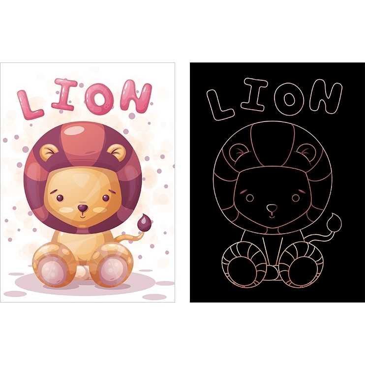 Set 9 planse razuibile Scratch ArtCards Bambinice BN047