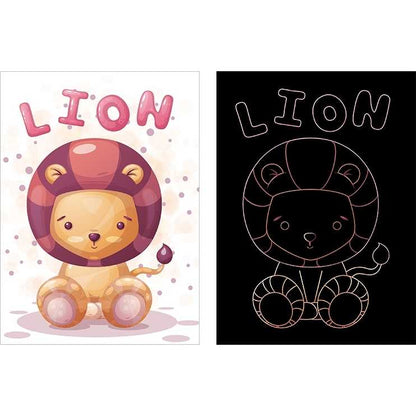 Set 9 planse razuibile Scratch ArtCards Bambinice BN047