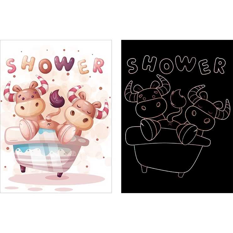 Set 9 planse razuibile Scratch ArtCards Bambinice BN047