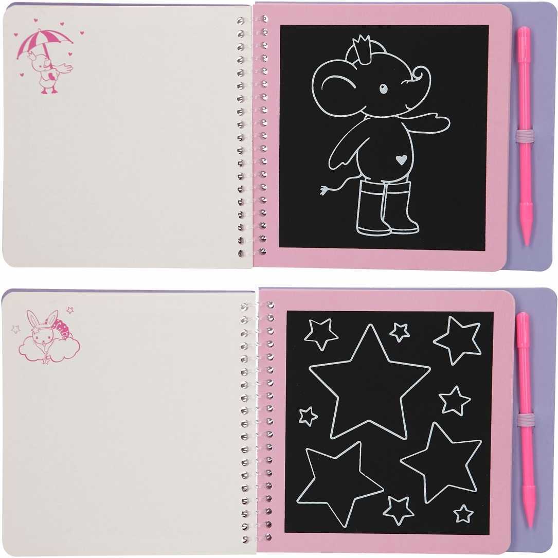 Carte Princess Mimi Mini Magic-Scratch Book Depesche PT11413