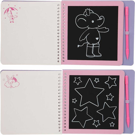 Carte Princess Mimi Mini Magic-Scratch Book Depesche PT11413