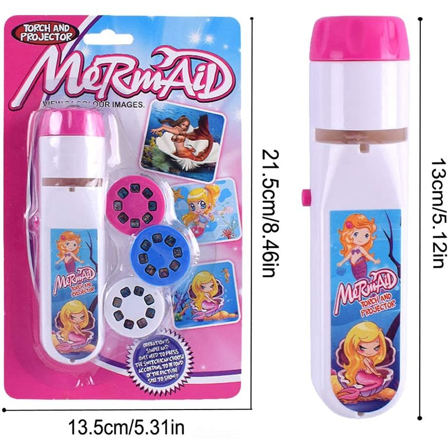 Lanterna proiector cu 3 diapozitive Sirene Bambinice BN021