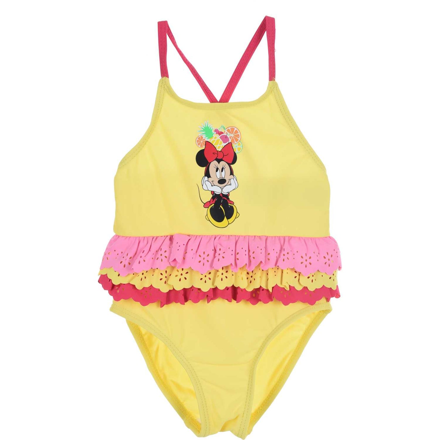 Costum baie cu volanase Minnie Mouse SunCity UE0019