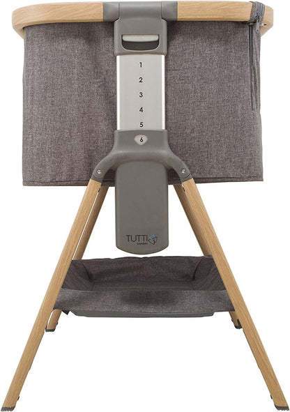 Tutti Bambini – Patut 2 in 1 co-sleeper CoZee Oak & Charcoal