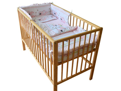 Lenjerie MyKids Catelus Roz 4 Piese 120x60
