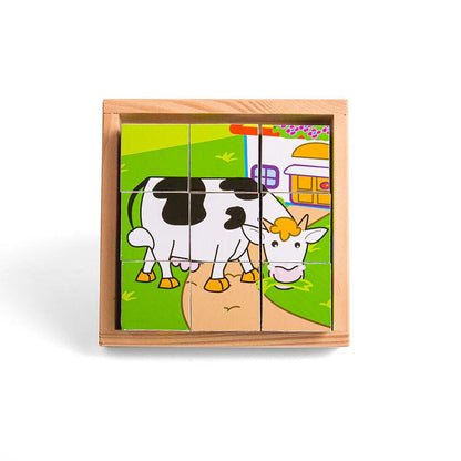 Puzzle cubic - animale domestice