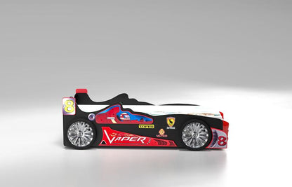 Patut tineret MDF Plastiko Vaper Negru Rosu 200x90