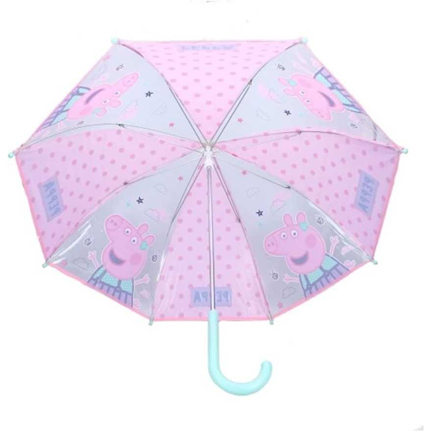 Umbrela copii POE semiautomata Peppa, diametru 74 cm EPLUSM EPMPP5250915