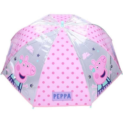 Umbrela copii POE semiautomata Peppa, diametru 74 cm EPLUSM EPMPP5250915