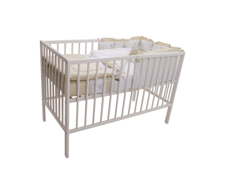 Lenjerie MyKids Teddy Play Bej 4 Piese M2 140x70