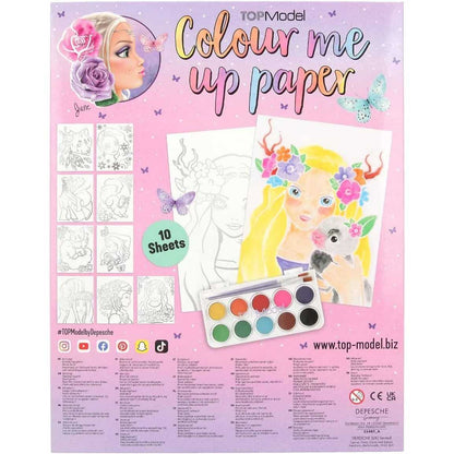 Set creativ pentru pictura cu acuarela Color Me Up Depesche PT11487