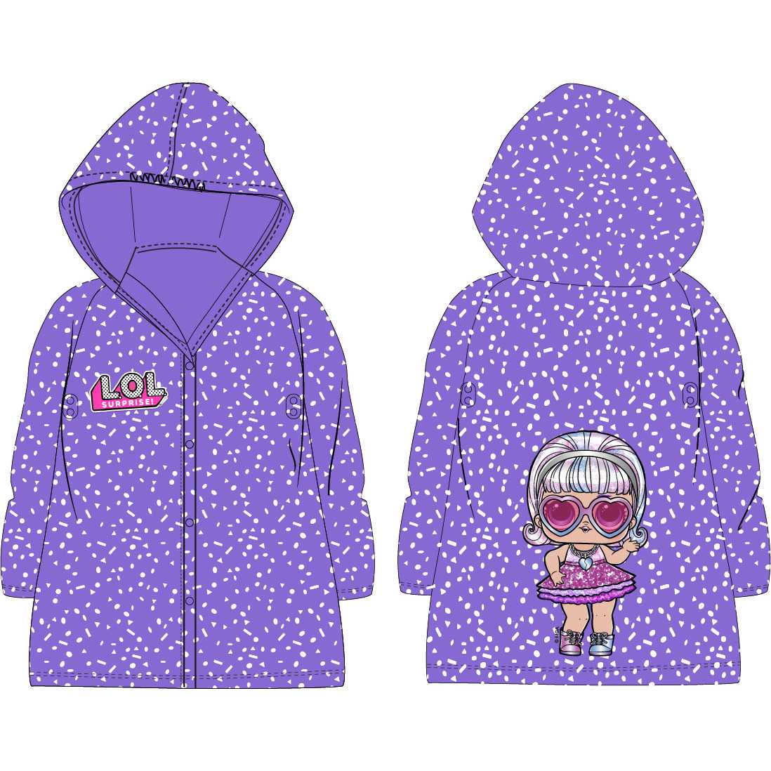 Pelerina de ploaie cu gluga LOL PVC EPLUSM EPMLOL5228255