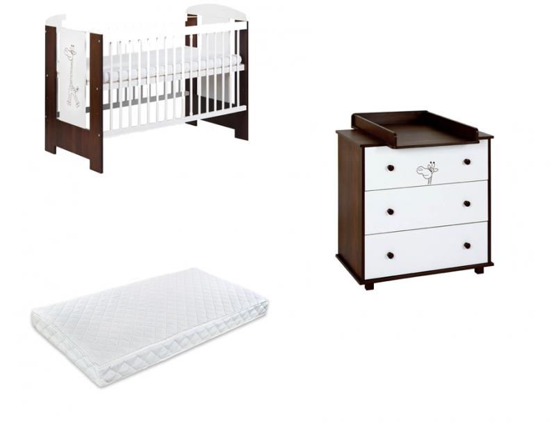 Mobilier Camera copii Si Bebelusi KLUPS SAFARI GIRAFFE Wenge 2