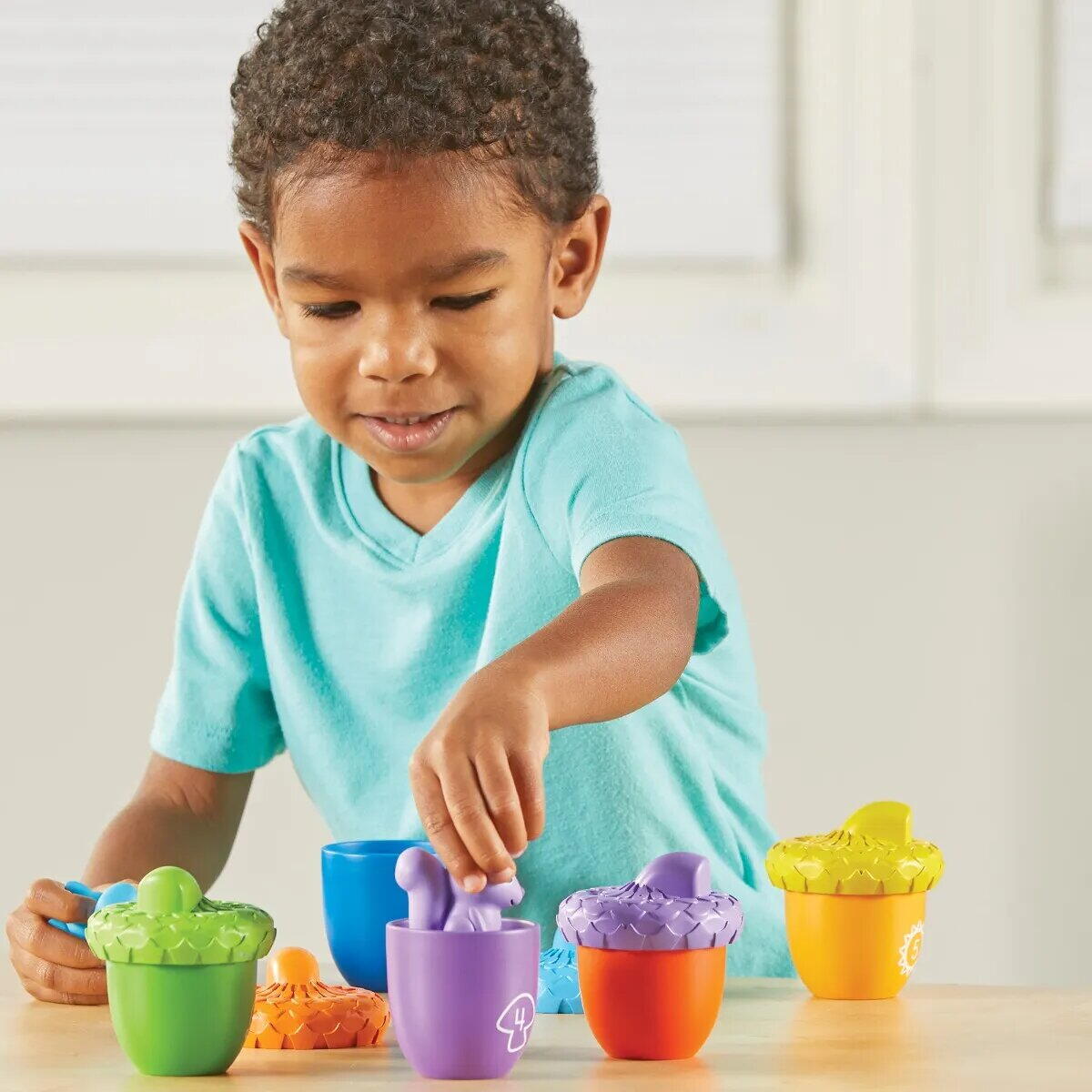 Joc de sortat si numarat - Veveritele vesele