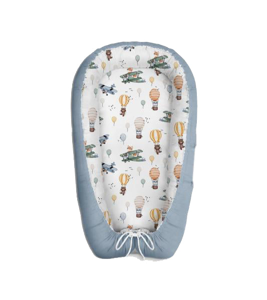 Baby Nest Klups Sky World C004 cu plapuma si perna