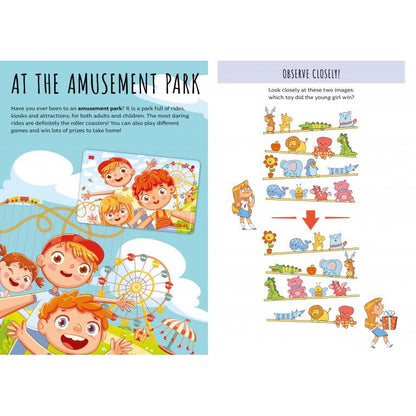 Carte de activitati cu abtibilduri - In vacanta