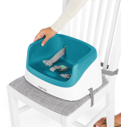 Ingenuity - Booster Toddler SmartClean, Peacock Blue