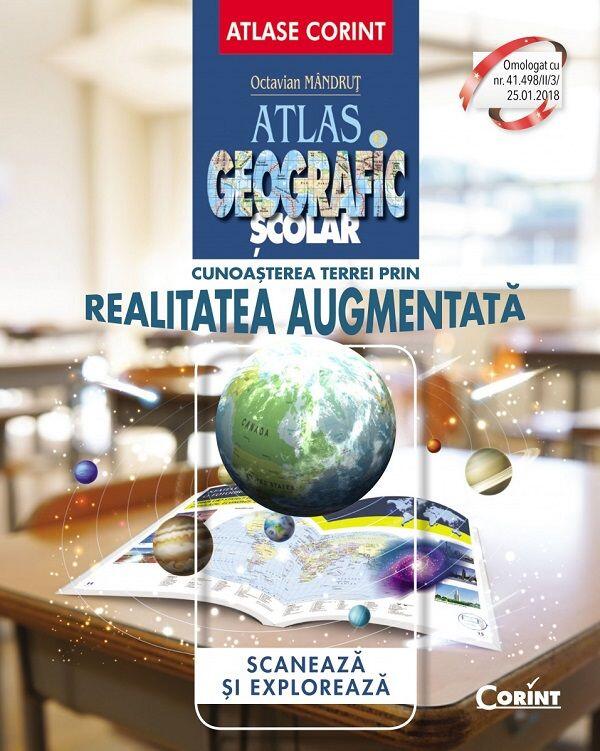 Atlas geografic scolar. Cunoasterea Terrei prin realitatea augmentata