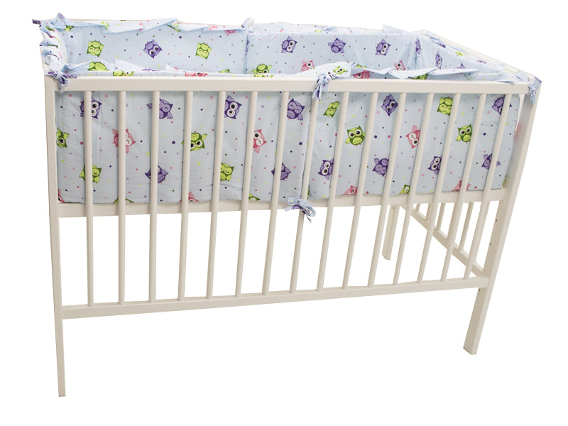 Lenjerie MyKids Mini Bufnite Blue 4+1 Piese 120x60