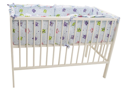 Lenjerie MyKids Mini Bufnite Blue 4+1 Piese 120x60