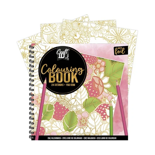 Carte de colorat adulti 20x20 cm, 24 foi Grafix GRCR1185-GE