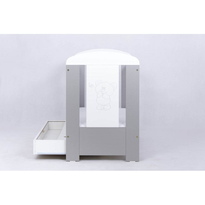 Patut Drewex Bear cu sertar - Silver