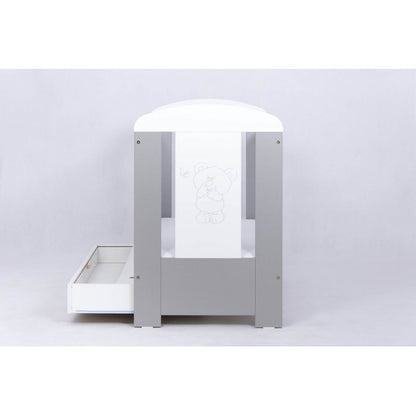 Patut Drewex Bear cu sertar - Silver