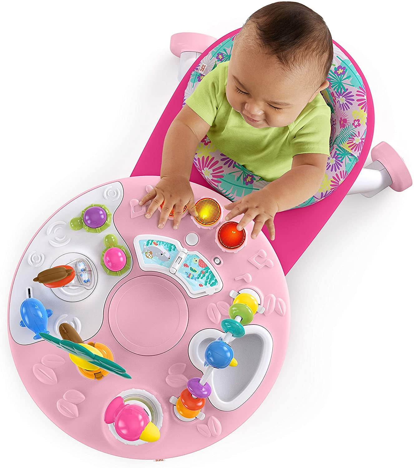 Bright Starts - Centru de activitati 2 in 1 Tropic Coral