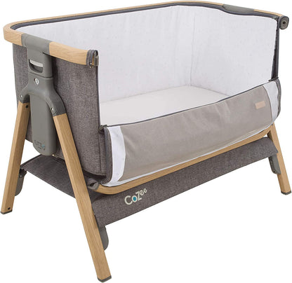 Tutti Bambini – Patut 2 in 1 co-sleeper CoZee Oak & Charcoal